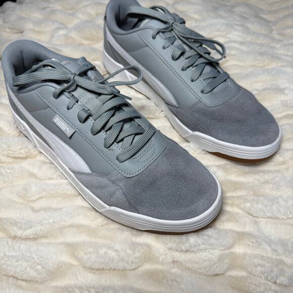 Puma Mens Suede Casual Low‎ Top Sneakers Size 10 - Picture 1 of 12